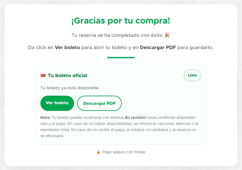 VTE - Thank you page / confirmación (3)